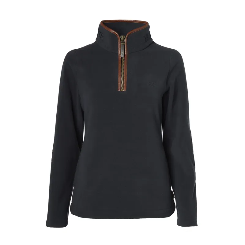 Holland Cooper Country Fleece Quarter Zip - Ink Navy